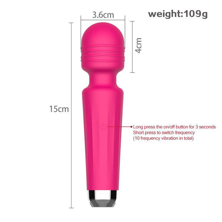 LuxePulse – Mini Wand Vibrator for Women